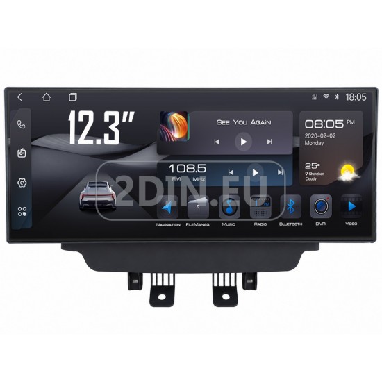 MAZDA 2, CX-3 - 12.3" МУЛТИМЕДИЯ / Навигация android 16